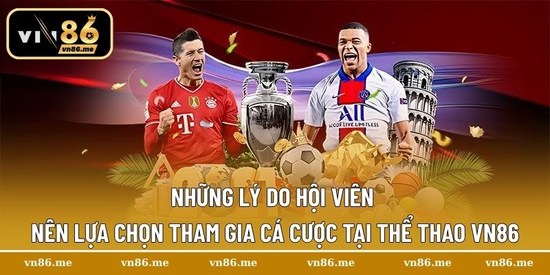 Những lý do hội viên nên lựa chọn tham gia cá cược tại thể thao Vn86